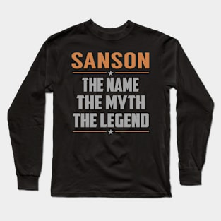 SANSON The Name The Myth The Legend Long Sleeve T-Shirt